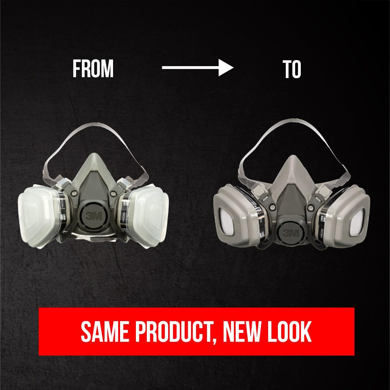 3M Performance Paint Project Respirator OV/P95, Designed For Professionals, Reusable Respirator, Medium, 1-Pack 3M