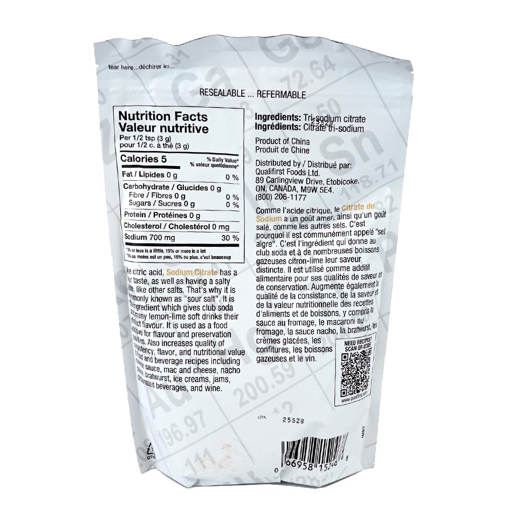 Pure Sodium Citrate Powder - 1 Kg (2.2 lb) Bulk | Molecular Gastronomy & Culinary Ingredient