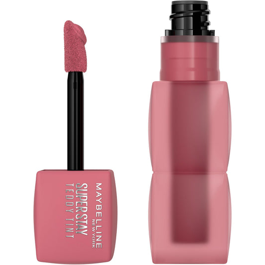 Maybelline Teddy Tint, Lip Stain, Soft Lip Tint, Light Feel, 12Hr Wear, Sheer or Blurred Finish, Knee High - Available at All In One Marketplace Canada