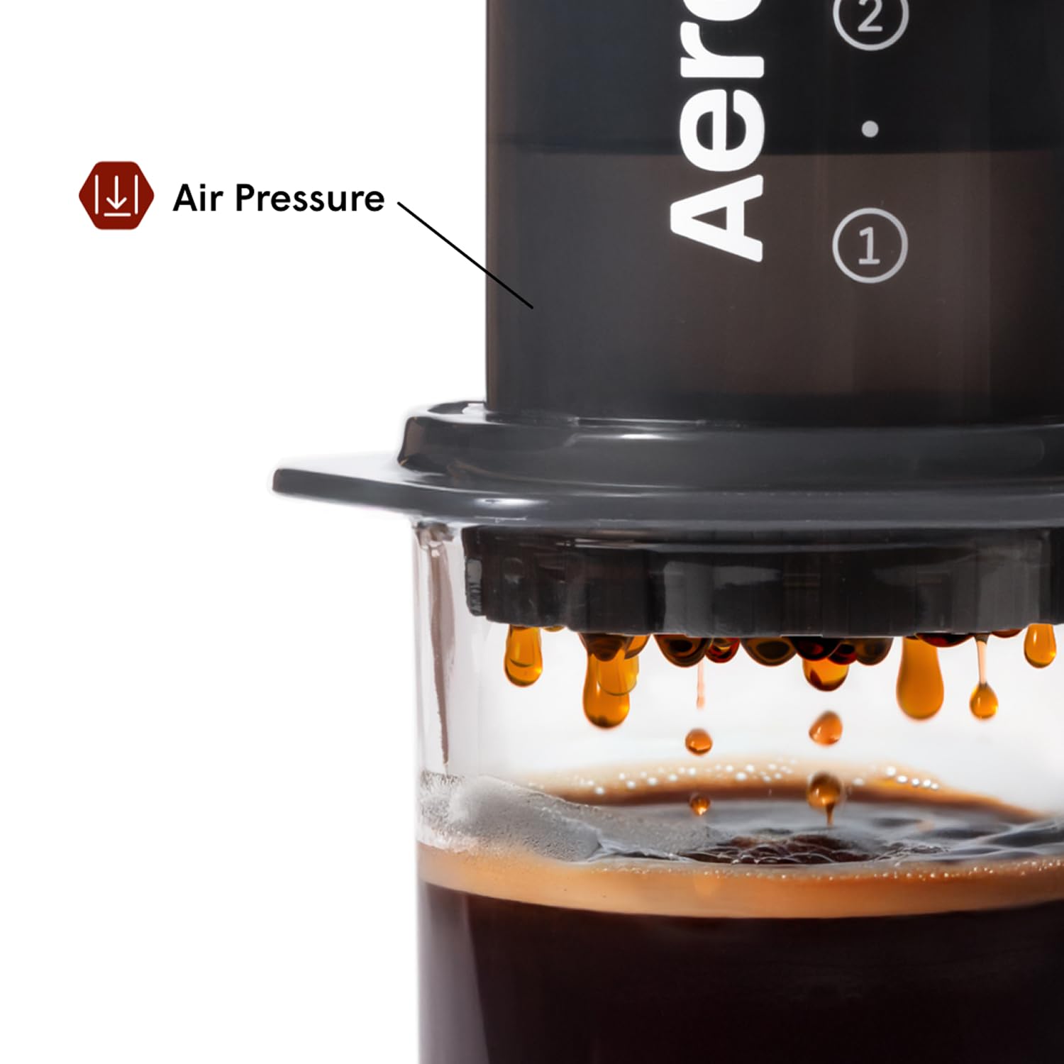 AeroPress Original Coffee Press - All-in-One French Press, Pour-Over & Espresso Style Manual Brewer, 2 Min Brew for Less Bitterness, More Flavor, Small Portable Coffee Maker, Travel & Camping - Available at All In One Marketplace Canada