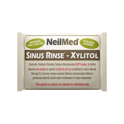 NeilMed Sinus Rinse Premixed Refill Packets with Xylitol, 60ct. NeilMed