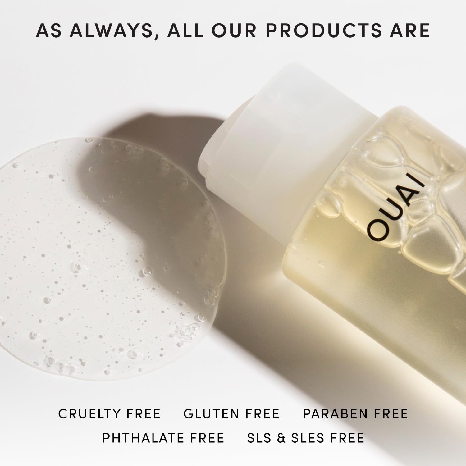 OUAI Fine Hair Shampoo - Biotin Thickening Shampoo for Flat, Thin Hair - Volumizing & Strengthening Keratin & Chia Seed Oil for Women & Men - Lightweight, Color-Safe, Sulfate Free, 10 Oz - Available at All In One Marketplace Canada
