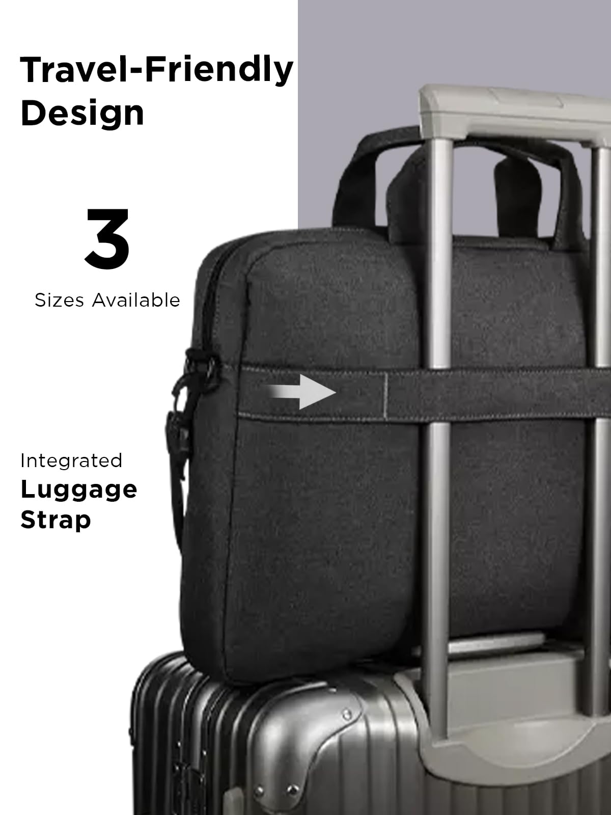 Lenovo Laptop Carrying Case T210, Notebook Bag for 15.6-Inch Laptop/Tablet, Sleek Design and Water-Repellent Fabric, GX40Q17229
