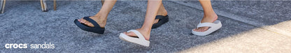 Crocs Women's Getaway Platform Flip Flops, Wedge Sandals for Women, Black, 7 Crocs