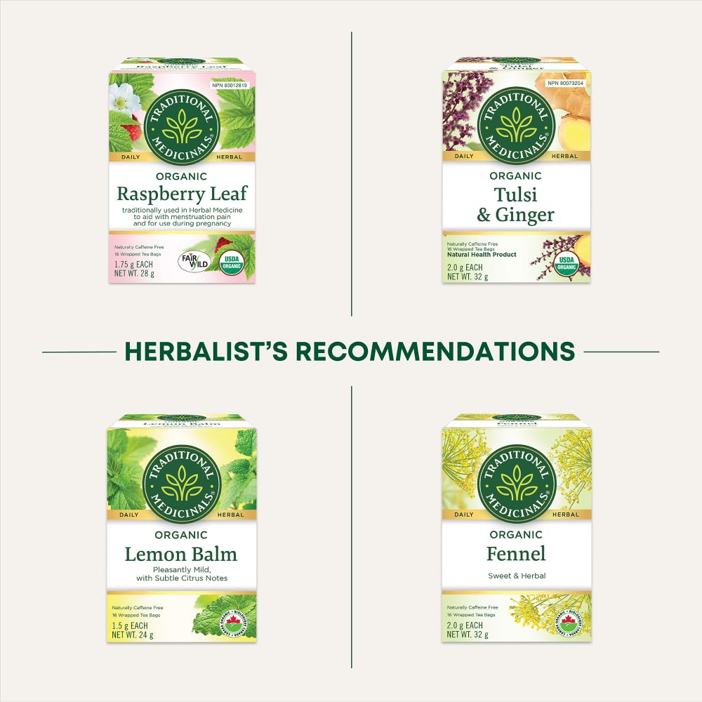 Traditional Medicinals Organic Mother's Milk Lactation Tea - 6 Pack (96 Tea Bags)