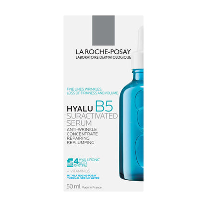 La Roche Posay Hyaluronic Acid Serum for Face, Hyalu B5 Anti-Wrinkle, Firming & Hydrating Facial Serum with Hyaluronic Acid and Vitamin B5, For all Skin Types, Recommended by Dermatologists, 50mL