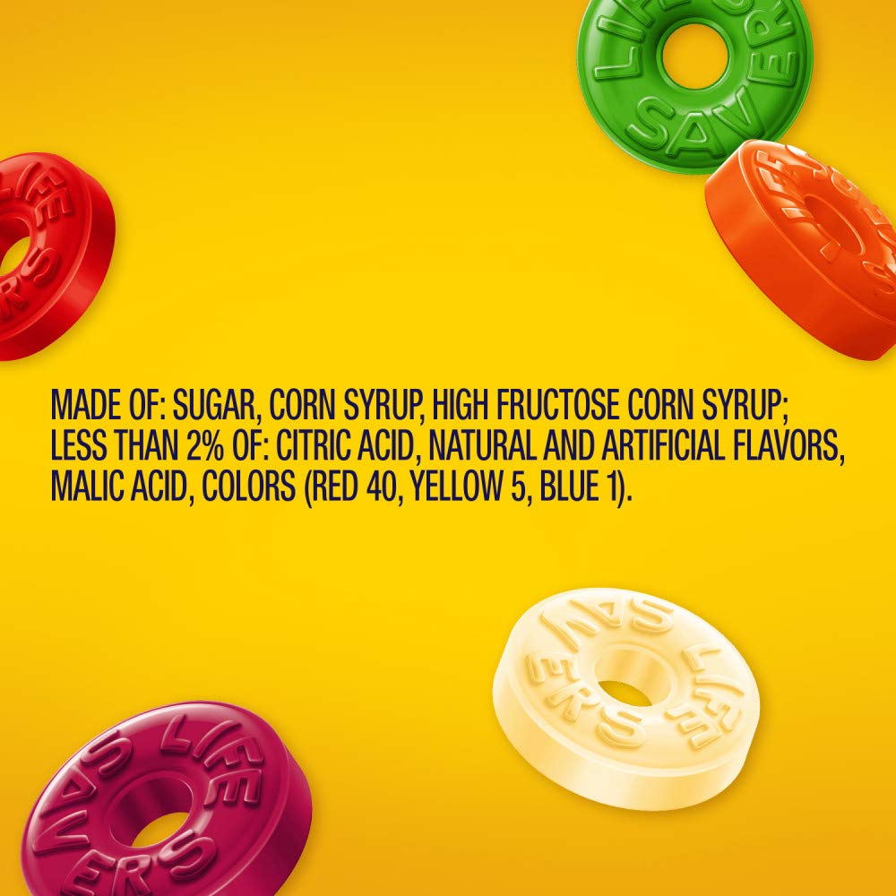 Life Savers 5 Flavor Assorted Hard Candies - 41oz Bulk Bag (Approx. 292 Pieces)