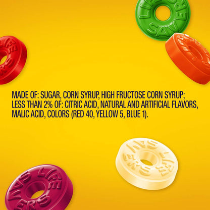 Life Savers 5 Flavor Assorted Hard Candies - 41oz Bulk Bag (Approx. 292 Pieces)