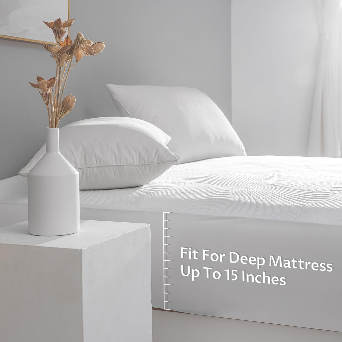 Heated Mattress Pad Queen, 3D Air Fabric, Preheat & Memory for Cold Winter 🍁 All In One Marketplace Canada