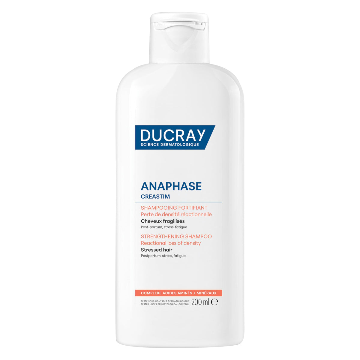 Ducray Anaphase Creastim Shampoo, Reactional Hair Thinning, 200 ml