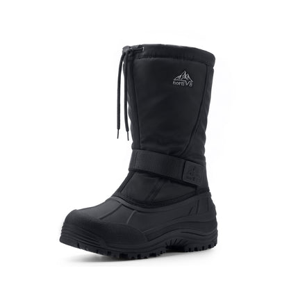NORTIV 8 Men's Tall Waterproof Hiking Winter Snow Boots,Black,11 🍁 All In One Marketplace Canada