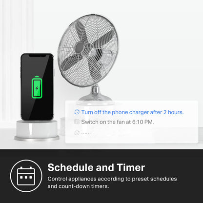 Kasa Matter Smart Plug w/ Energy Monitoring, Compact Design, 15A/1800W Max, Super Easy Setup, Works with Apple Home, Alexa & Google Home, UL Certified, 2.4G Wi-Fi Only, White, KP125M (2-Pack)