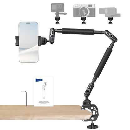 NEEWER 22" Magic Arm with Desk C Clamp, Overhead Camera Mount, UA057