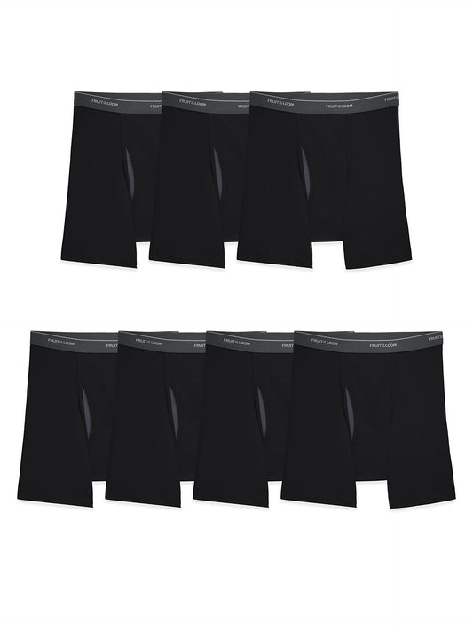 Fruit of the Loom Caleçons Boxers Coolzone pour Homme (Couleurs Assorties), Paquet de 7 - Noir, Très Grand 🍁 All In One Marketplace Canada