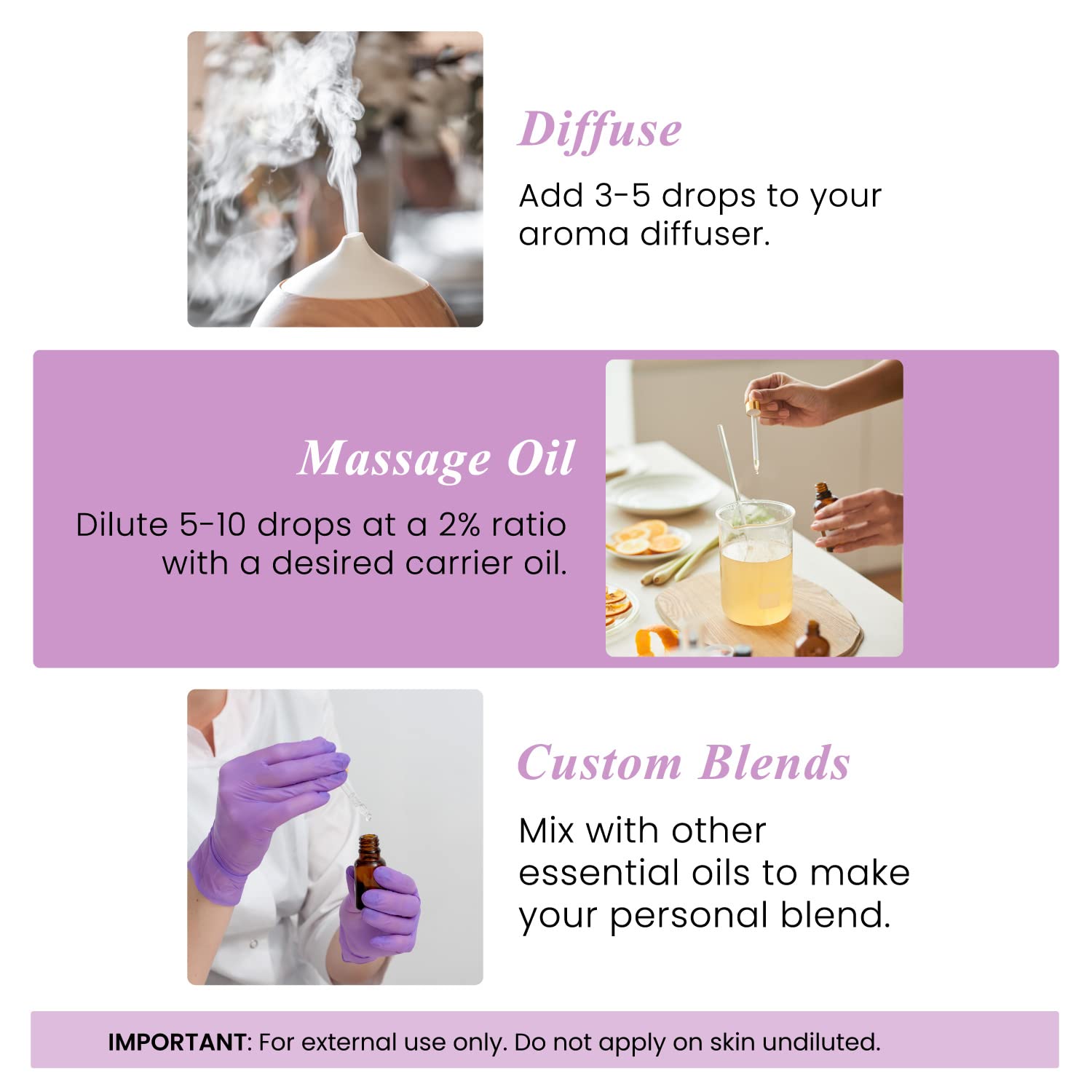 Handcraft Lavender Essential Oil - 100% Pure and Natural - Premium Therapeutic Grade with Premium Glass Dropper - Huge 4 fl. Oz
