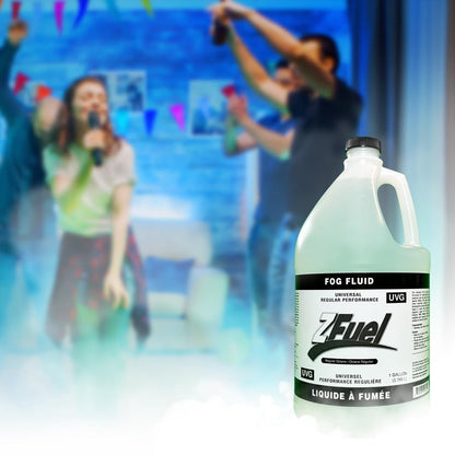 Z Fuel Universal UVG Fog Fluid Juice - 3.78 Litres - Professional Grade For Fog Machine - Perfect For Halloween, Weddings, Party or DJ Effects - High Output & Long Lasting
