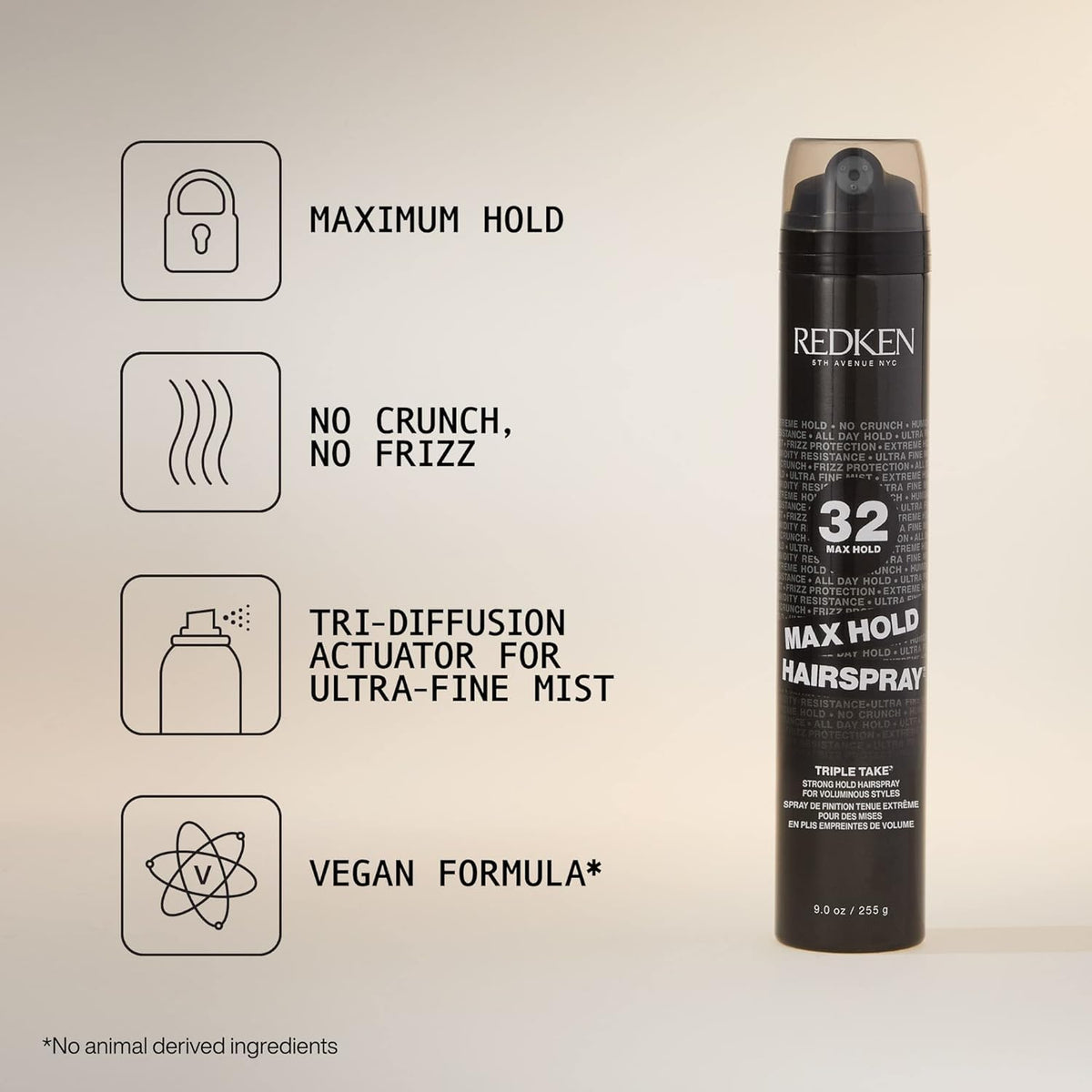Redken Max High-Hold Hairspray, 255g