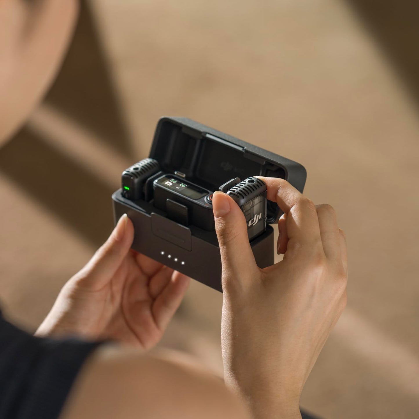DJI Mic 2 (2 TX + 1 RX + Charging Case), Wireless Lavalier Microphone, Intelligent Noise Cancelling, 32-bit Float Internal Recording, 820 ft.(250m) Range, Microphone for iPhone, Android, Camera 🍁 All In One Marketplace Canada