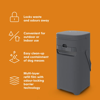 Pet Genie Dog Waste Disposal System with Starter Refill 🍁 All In One Marketplace Canada