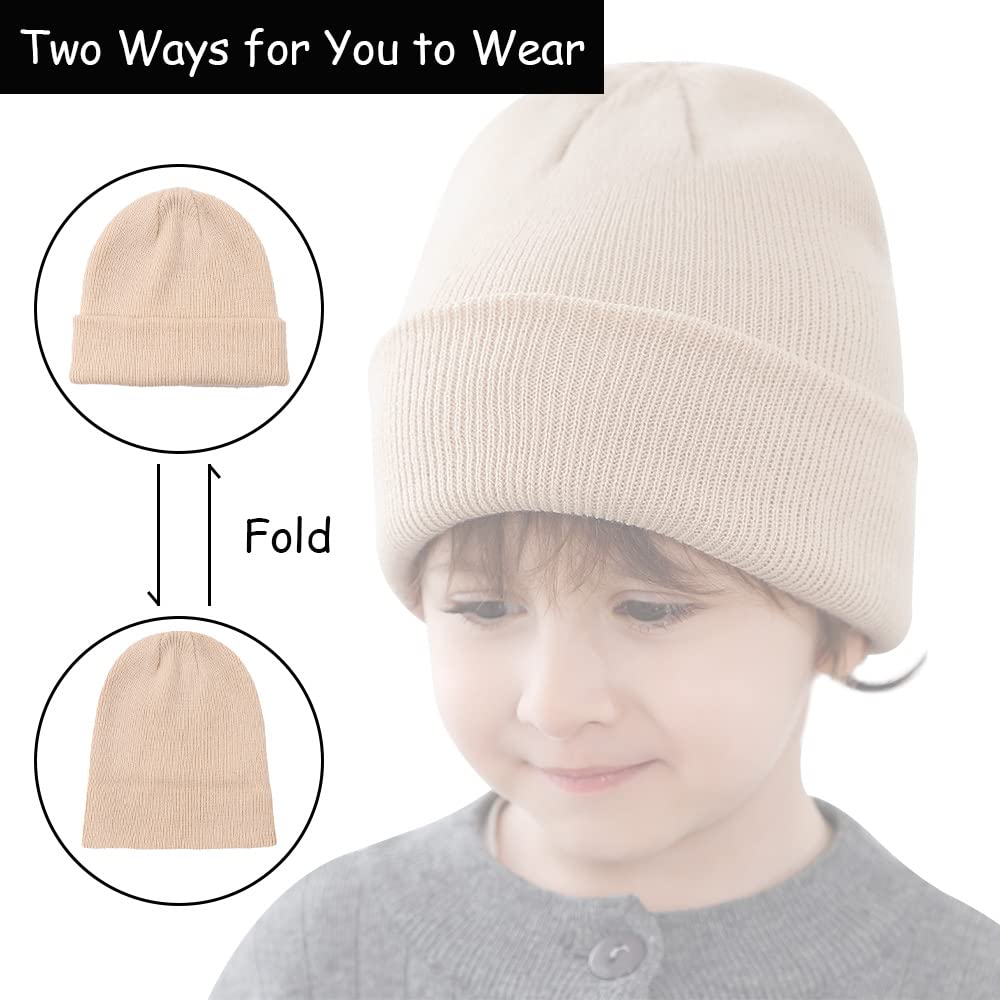 PEECABE Kids Knit Hat Winter Baby Beanie for Toddler Infant Skull Cap 6-24M 🍁 All In One Marketplace Canada