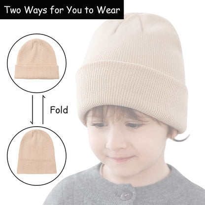 PEECABE Kids Knit Hat Winter Baby Beanie for Toddler Infant Skull Cap 6-24M 🍁 All In One Marketplace Canada
