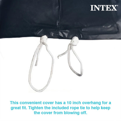 Intex 28031E 12 Foot Round Above Ground Swimming Pool Cover, (Pool Cover Only) Intex