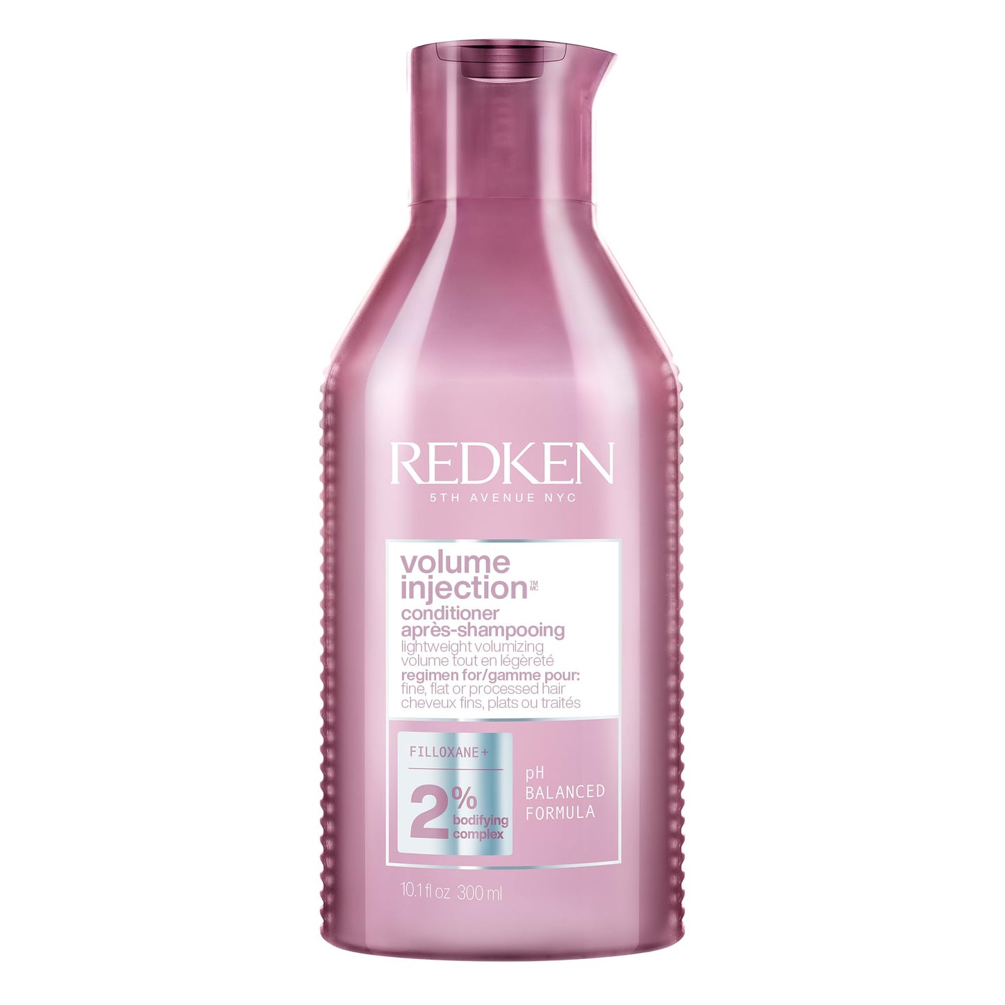 Redken Volume Injection, Volume Conditioner For Fine Flat Hair, Lightweight Moisture, Soft And Shiny Finish for Voluminous Hair, Paraben-Free, 300ml - Available at All In One Marketplace Canada