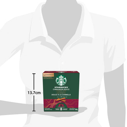 STARBUCKS Cinnamon Dolce for NESPRESSO VERTUO Coffee, 4 Boxes, 400 g Starbucks