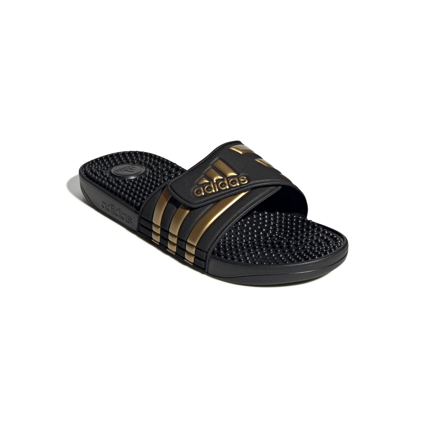 adidas Unisex-Adult Adissage, Core Black/Gold Metallic/Core Black, 9 🍁 All In One Marketplace Canada