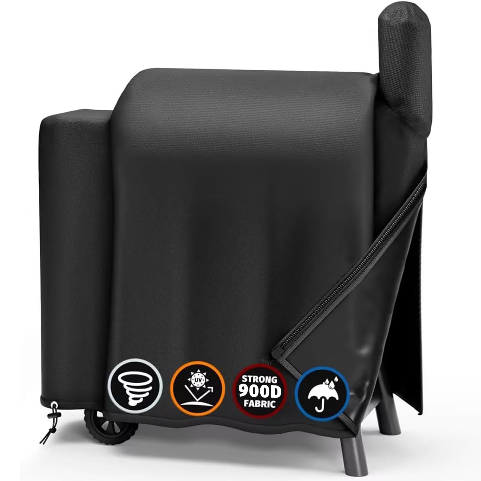 SHINESTAR Upgraded Grill Cover for Traeger Pro Series 575/22, Sturdy & Waterproof, Special Zipper Design, Easy to Put On and Take Off SHINESTAR