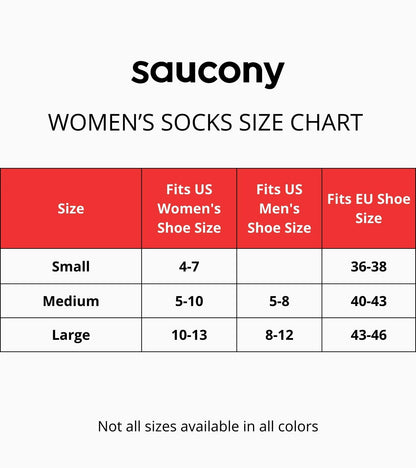 Saucony Women's RunDry Performance Selective Cushion Socks, Available in S-L (6, 12 Pairs), Black Basic (12 Pairs), Medium 🍁 All In One Marketplace Canada