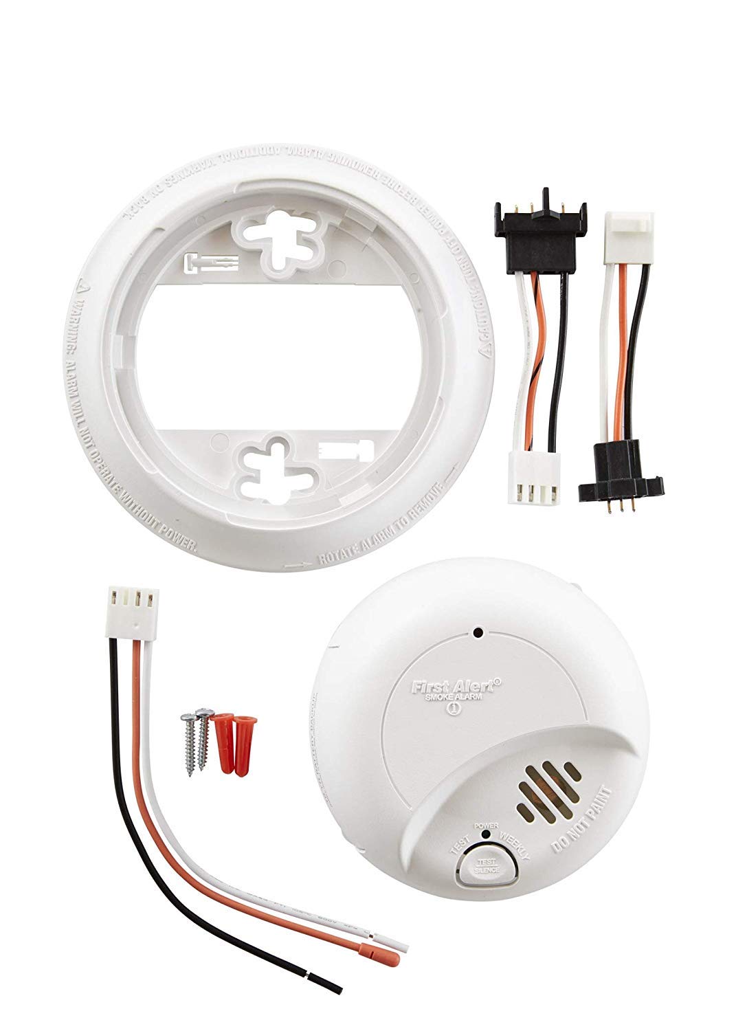 First Alert 9120LBLA Hardwire Smoke Alarm with 10 Year Battery