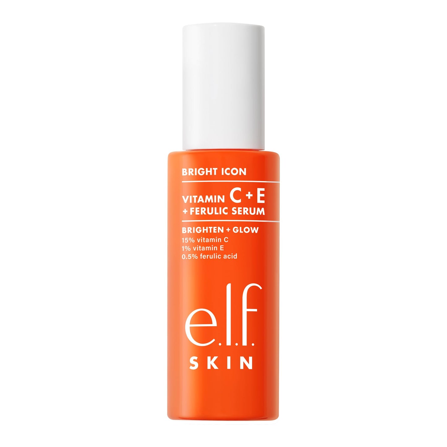 e.l.f. SKIN Bright Icon Vitamin C + E + Ferulic Face Serum, Brightening & Soothing with 15% Vitamin C, Vegan & Cruelty-Free - Available at All In One Marketplace Canada
