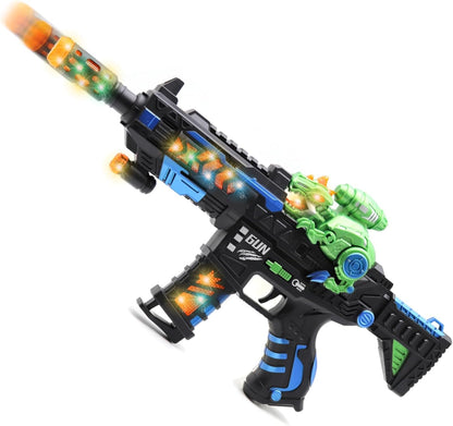 Dinosaur Light Up Toy Gun with Sound Effects, Noise-Making Gun Toys for Kids, Halloween Christmas Dinosaur Gifts for 3 4 5 6 7 Year Old Boys Toddlers, Birthday Gifts 🍁 All In One Marketplace Canada