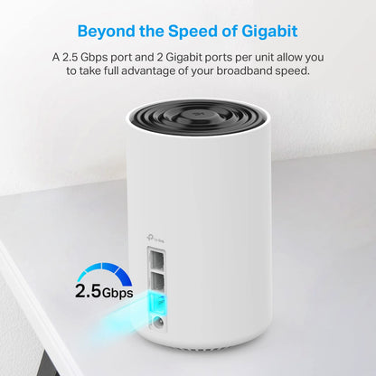 TP-Link Deco AXE5400 Tri-Band WiFi 6E Mesh System(Deco XE75 Pro) - 2.5G WAN/LAN Port, Covers up to 7200 Sq.Ft, Replaces WiFi Router and Extender, AI-Driven Mesh, New 6GHz Band, 3-Pack 🍁 All In One Marketplace Canada