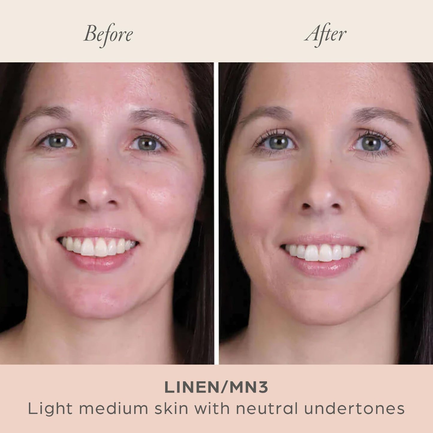 PÜR 4-in-1 Pressed Mineral Makeup with Skincare Ingredients in Linen, 0.8 Pound PÜR MINERALS