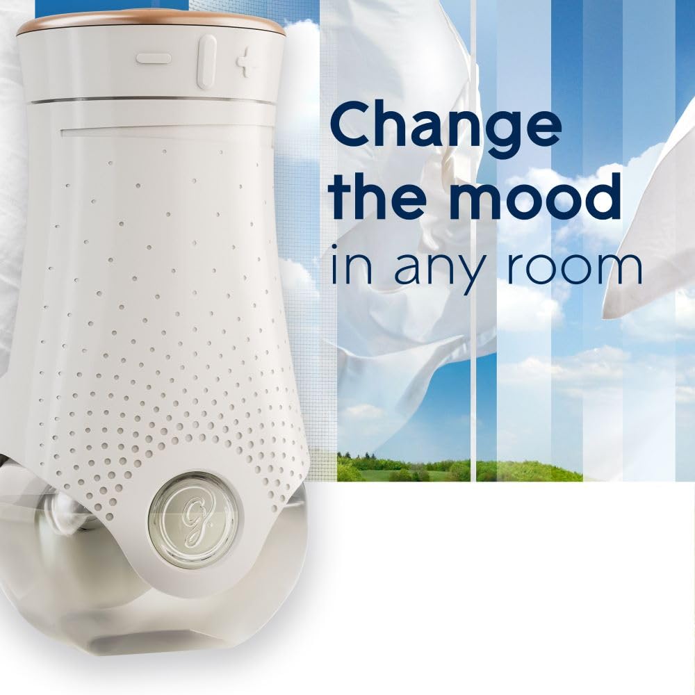 Glade PlugIns Air Freshener Oil Refill, Scented and Essential Oils for Home and Bathroom, Clean Linen, 5 Refills - Available at All In One Marketplace Canada