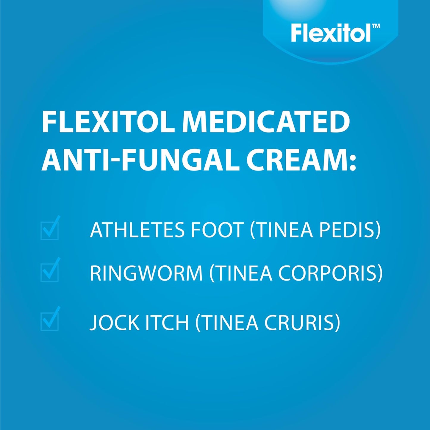 Flexitol Medicated Anti-Fungal Cream for Athlete's Foot - Best OTC Treatment for Foot Fungus & Fungal Infections, Effective Anti-Fungal Cream for Feet (56g) - Available at All In One Marketplace Canada