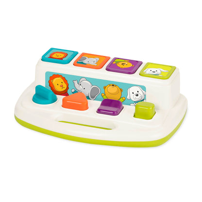 Battat Pop-Up Toy, Pop-Up Pals Cause-and-Effect Animal Toy, Toddler, 4 Pals 🍁 All In One Marketplace Canada