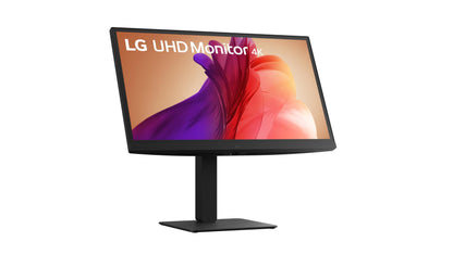 LG 27" 27BA45U-B 27" Ultrafine UHD (3840 x 2160) 4K IPS Monitor – 5ms 60Hz HDR10, DCI-P3 90%, Tilt/Height/Swivel/Pivot Adjustment, HDMI & DisplayPort, Eye Comfort, Black LG
