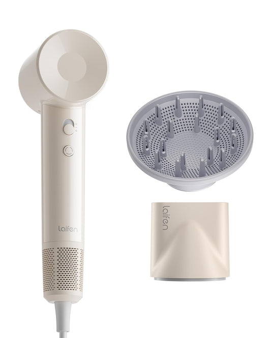 Laifen SE Lite Professional Hair Dryer, High-Speed Blow Dryer 100,000 RPM Brushless, Ionic Hair Dryer with Diffuser for Curly Hair , Fast Drying Low Noise, Diffuser Hair Dryer for Women and Men Lightweight Thermo-Control with 2 Nozzles, HD110 - Available at All In One Marketplace Canada