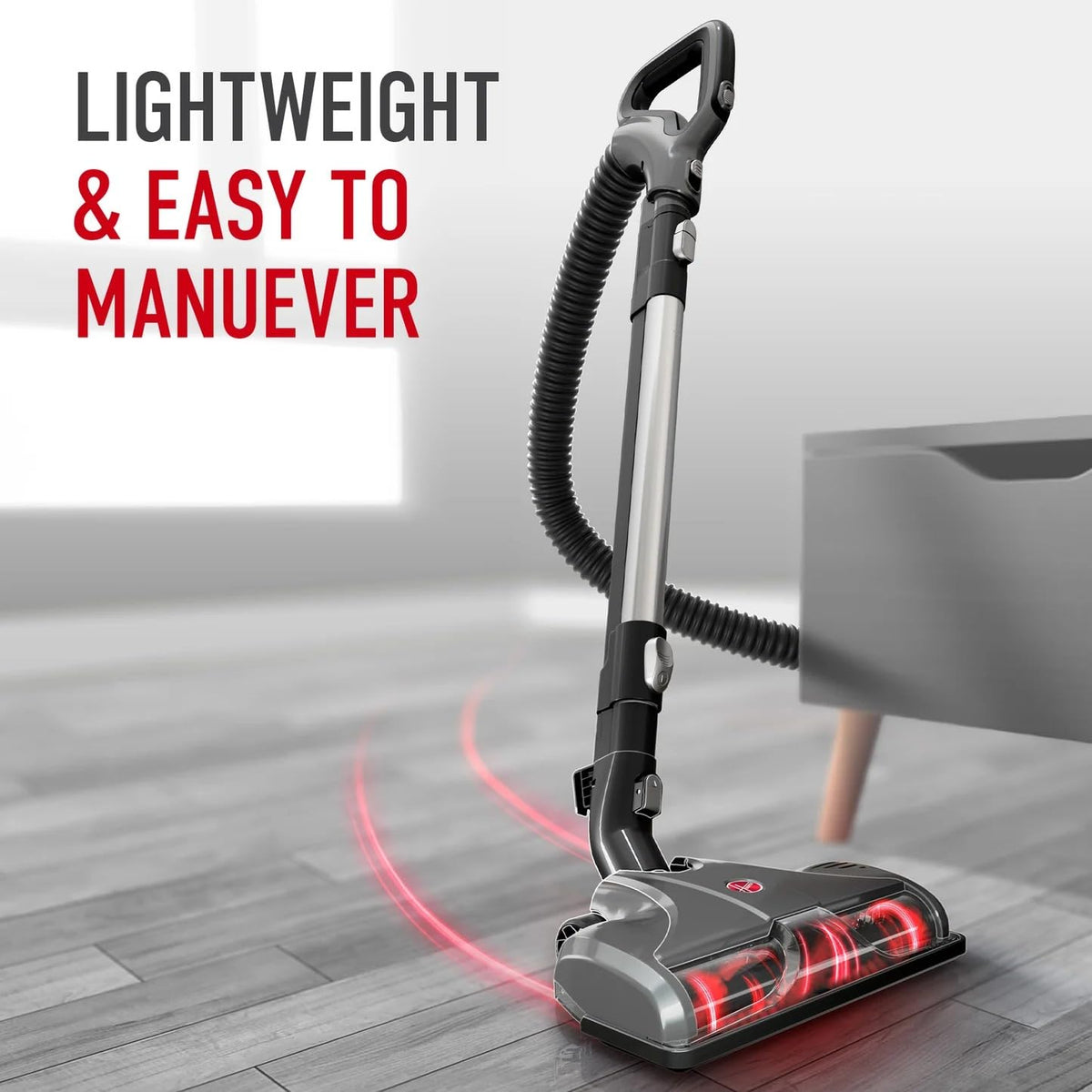 Hoover WindTunnel Bagless Canister Vacuum, Powered Brush, Corded, SH40500CA