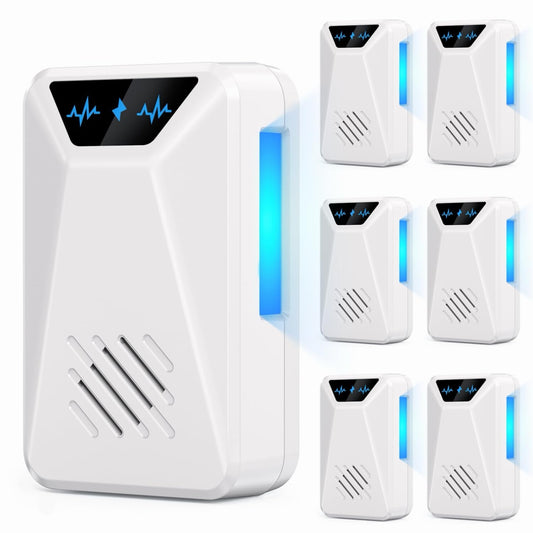 6 Packs Ultrasonic Pest Repeller, Electronic Pest Repellent Plug in Indoor for Insect Roaches Spider Ant Bug Mosquito Mouse Repellent for House Kitchen Garage Warehouse - Available at All In One Marketplace Canada