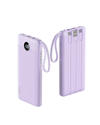 VRURC Portable Charger Power Bank, 10000mAh Travel Essentials Battery Pack