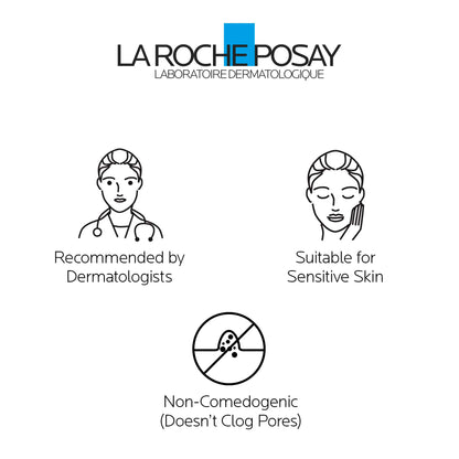 La Roche-Posay Face Wash Gel Cleanser, Effaclar Gentle Purifying Foaming Gel for Oily and Sensitive Acne-Prone Skin. Alcohol-free, Soap-Free, Paraben-free, Non-Comedogenic. 200mL