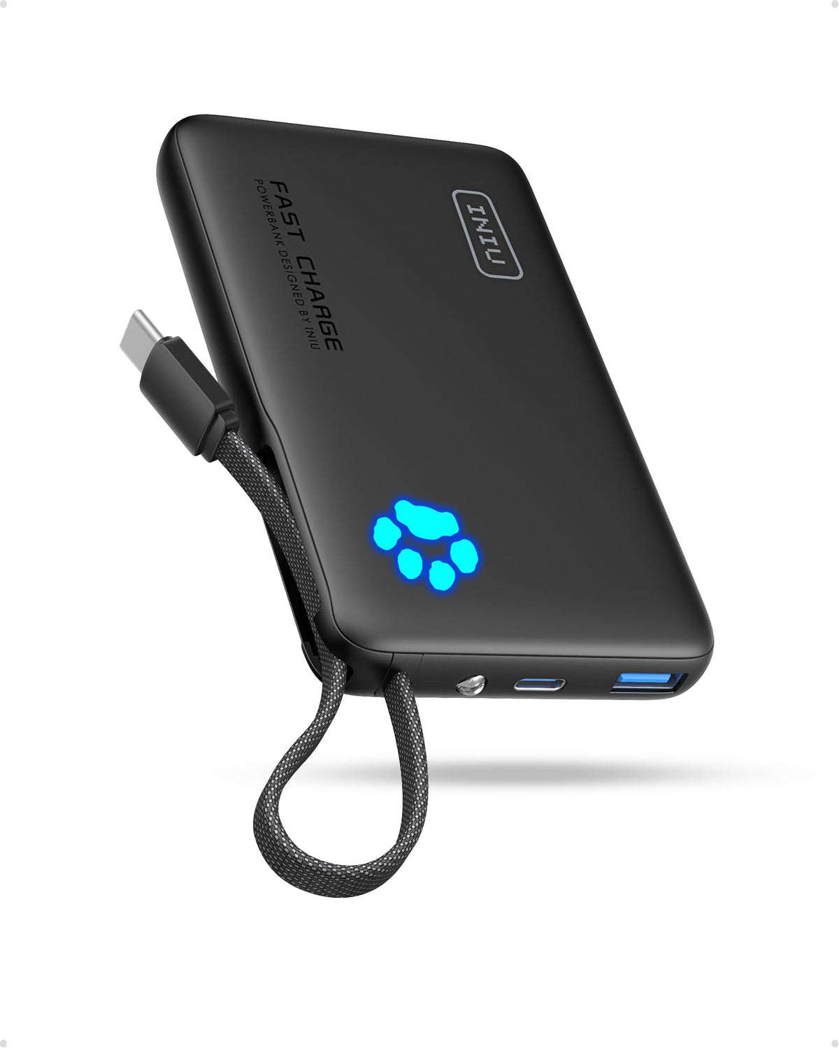 INIU 45W Fast Charging Tablet Power Bank, Smaller 10000mAh Portable Charger