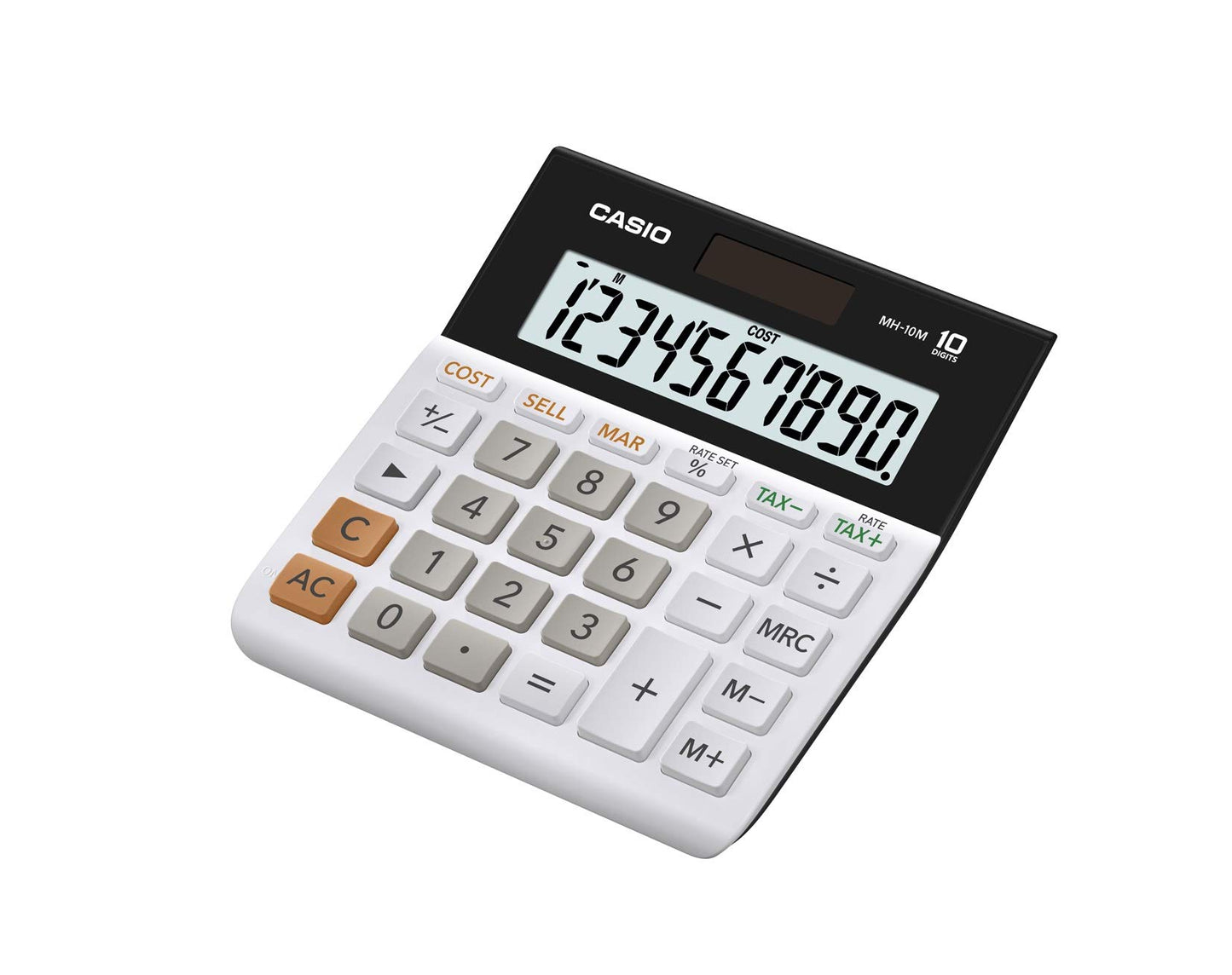 Casio MH-10M Business Calculator, Black/White Casio