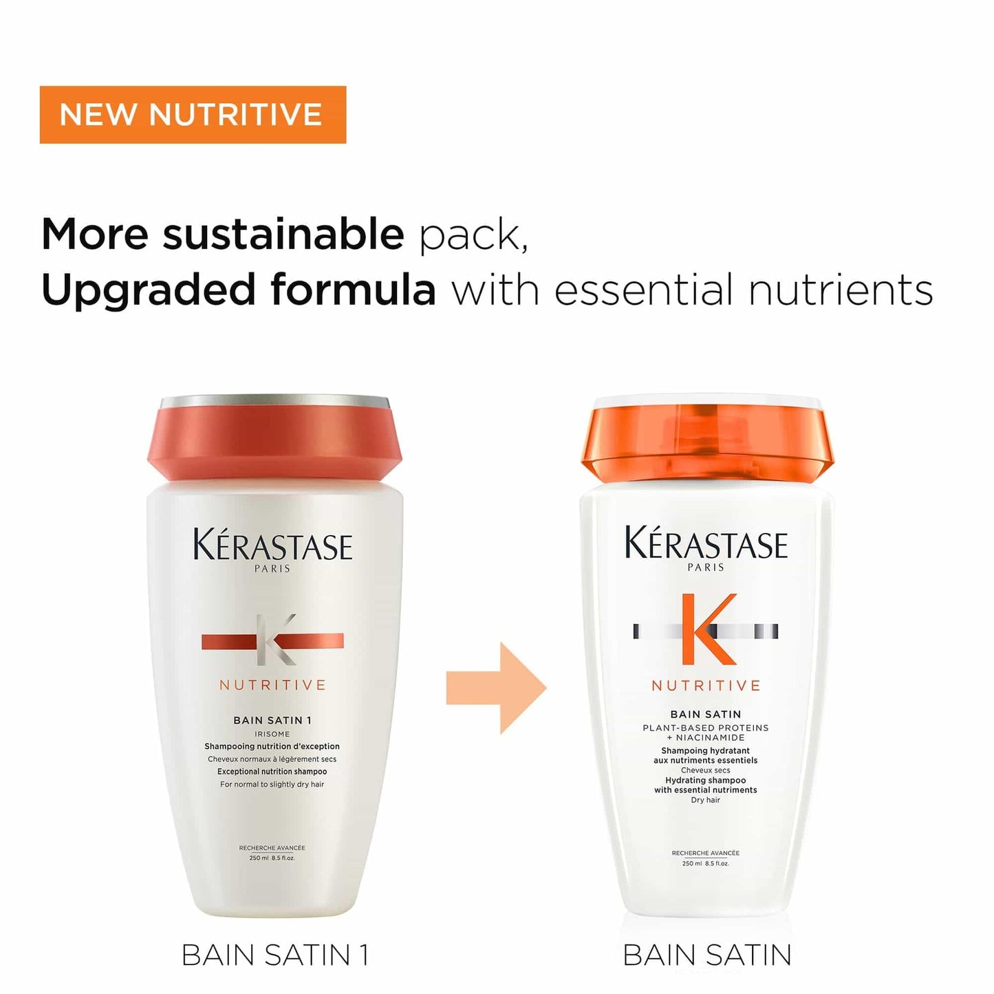 Kérastase Nutritive Bain Satin Hydrating Shampoo for Dry Hair, 250 mL KÉRASTASE