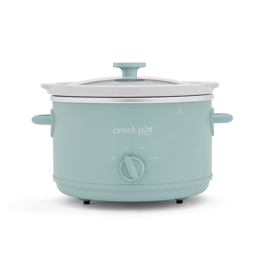 Crock-Pot Design Series 4.5-Quart Manual Slow Cooker, Ocean Fog Green Crock-Pot