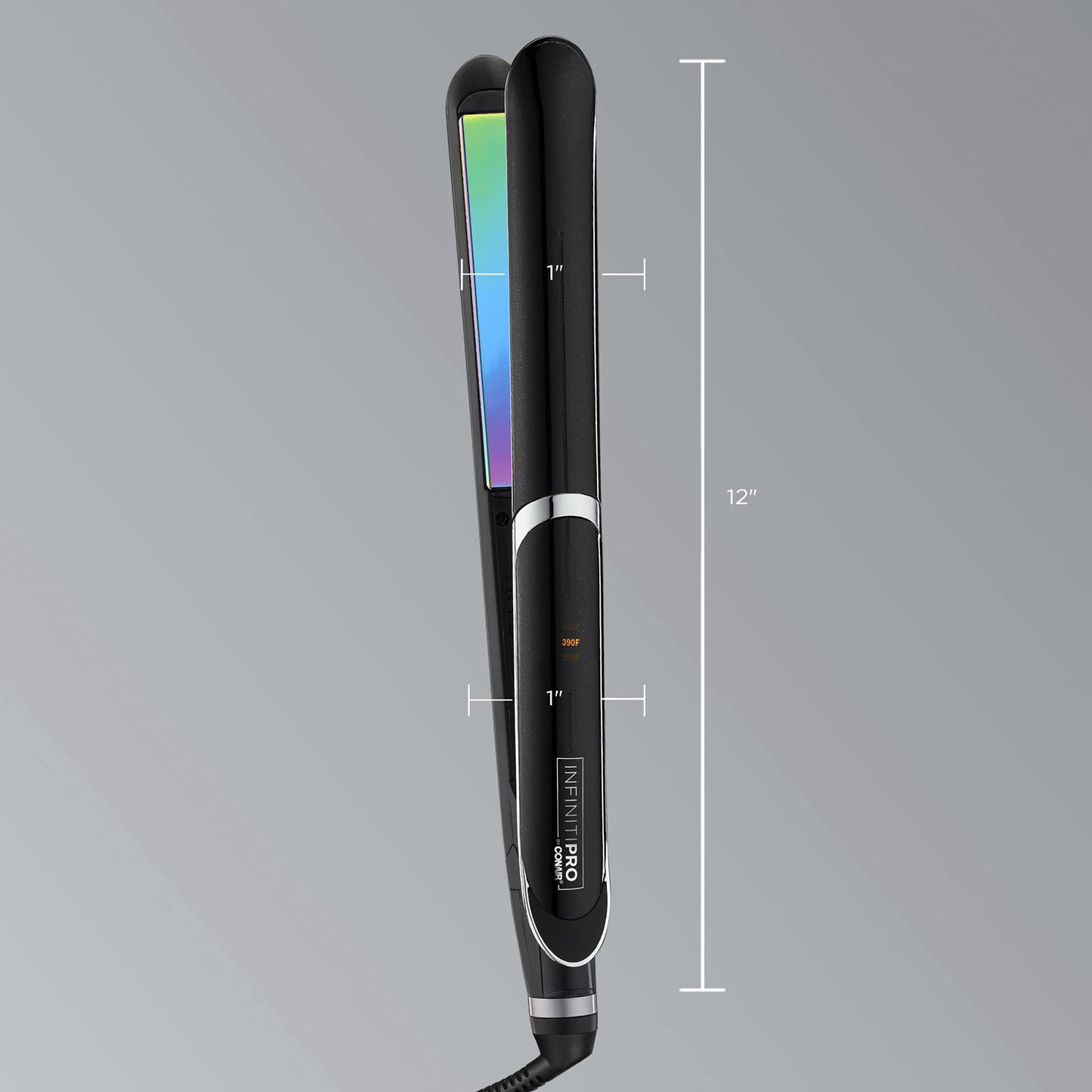 Infiniti Pro by Conair Titanium Flat Iron, Rainbow Finish, 1-Inch INFINITIPRO BY CONAIR